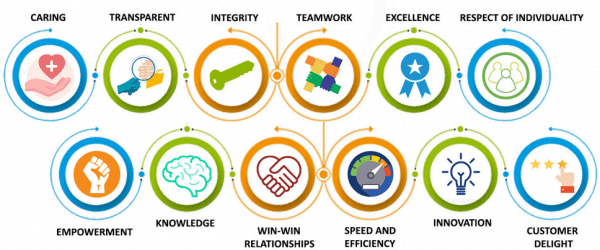 Values and Strengths - SAVA Healthcare Ltd